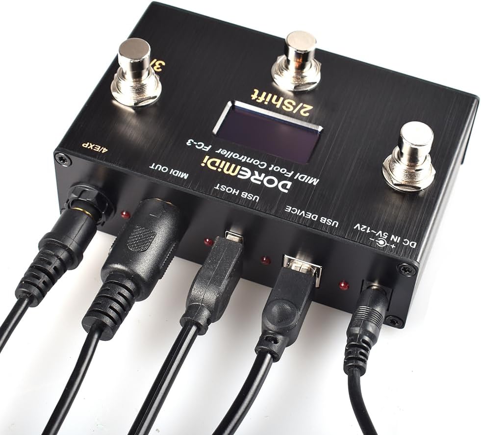 MIDI Foot Controller (FC-3) MIDI Controller Designed That Can Be Used for Foot Control