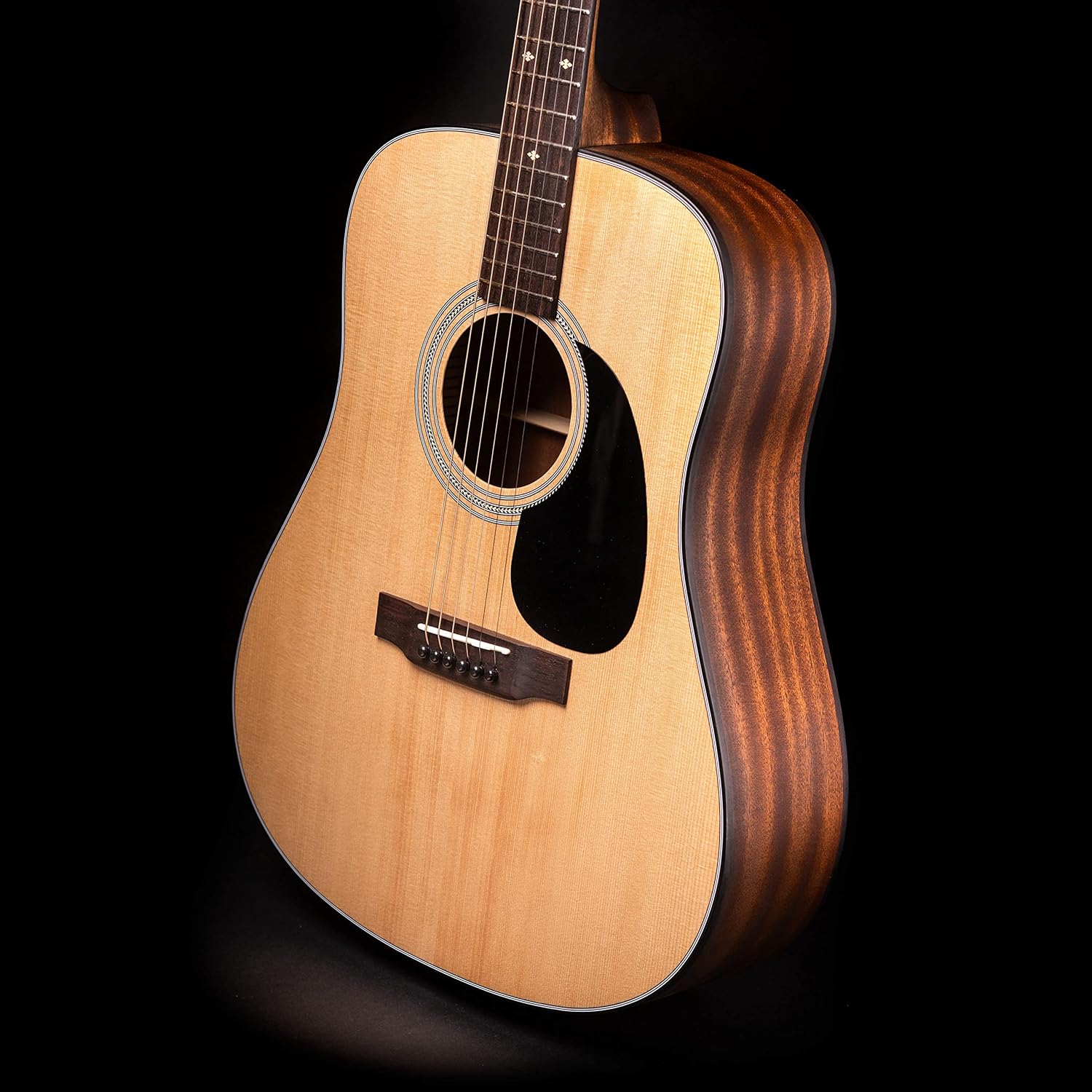 StewMac Premium Body-Built Acoustic Guitar Kit, All Solid Woods | Sitka Spruce Top & Mahogany Back and Sides | Includes Golden Age Tuners