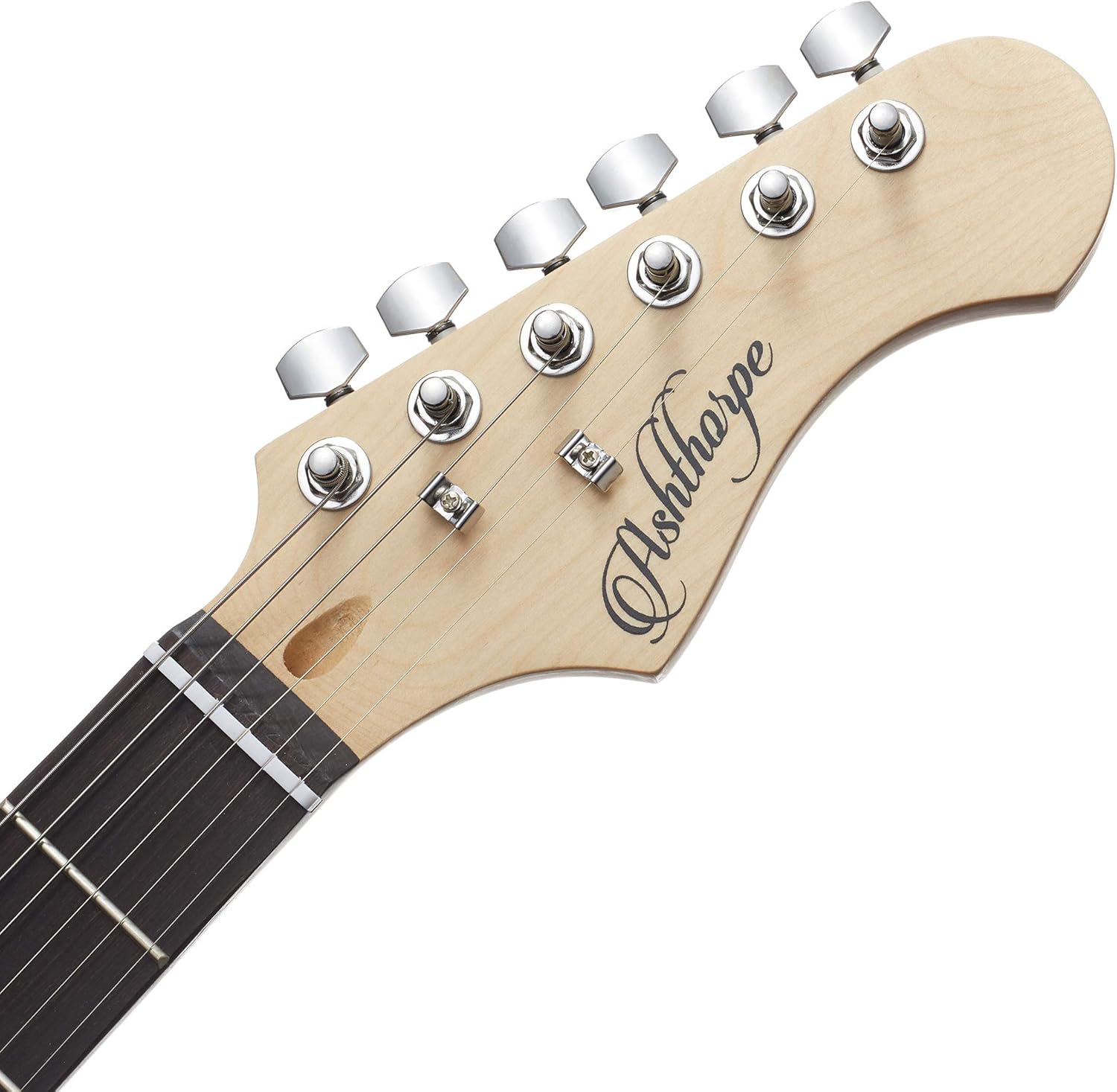 Ashthorpe 39-Inch Electric Guitar (Green-Black), Full-Size Guitar Kit with Padded Gig Bag, Tremolo Bar, Strap, Strings, Cable, Cloth, Picks