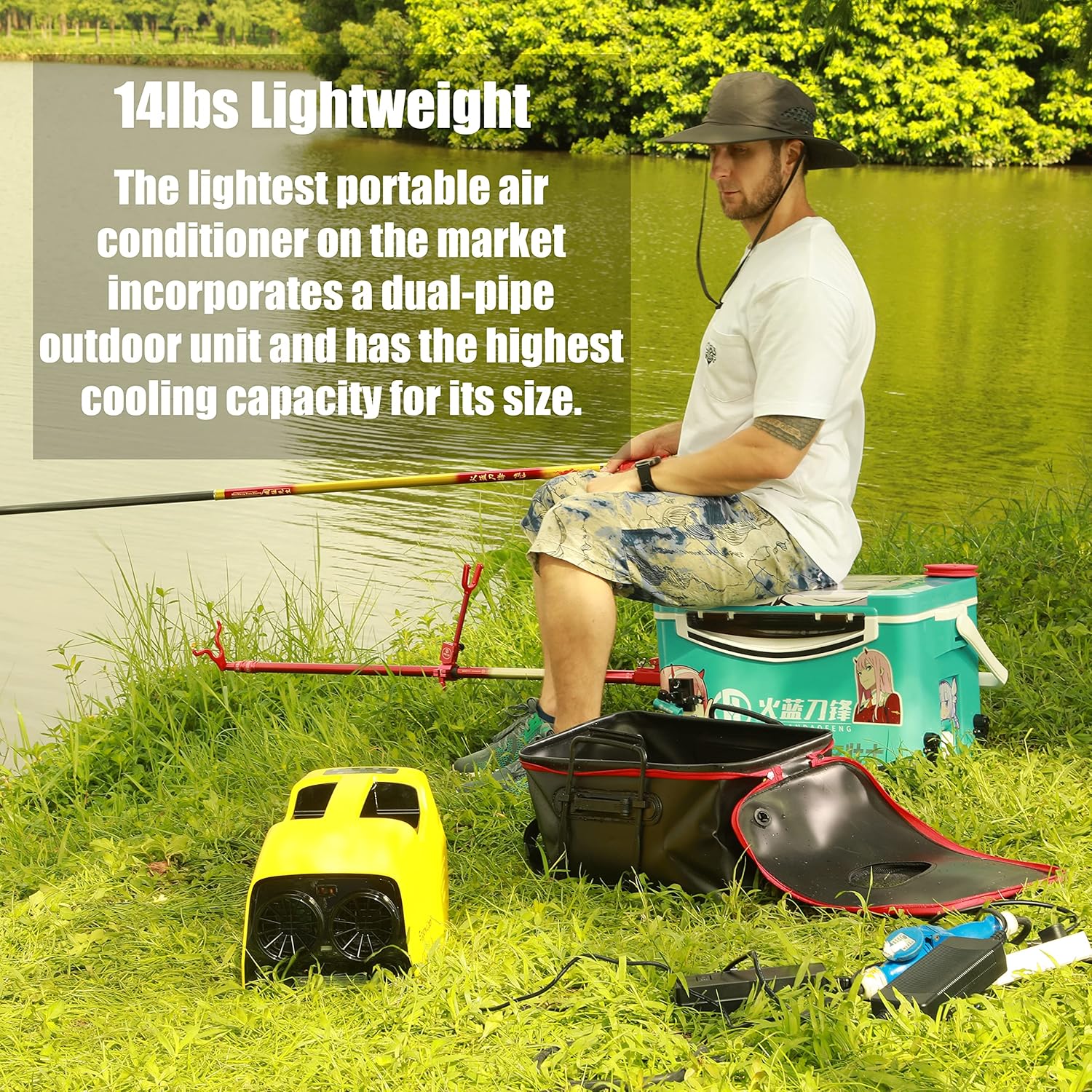 portable air conditioners 2380BTU's tent Air Conditioner of fast cooling with extended & custom run times ultralight portable air conditioner with 14lbs outdoor air conditioner 24 volt dc air conditioner air cooler portable air conditioner Outdoor Ca