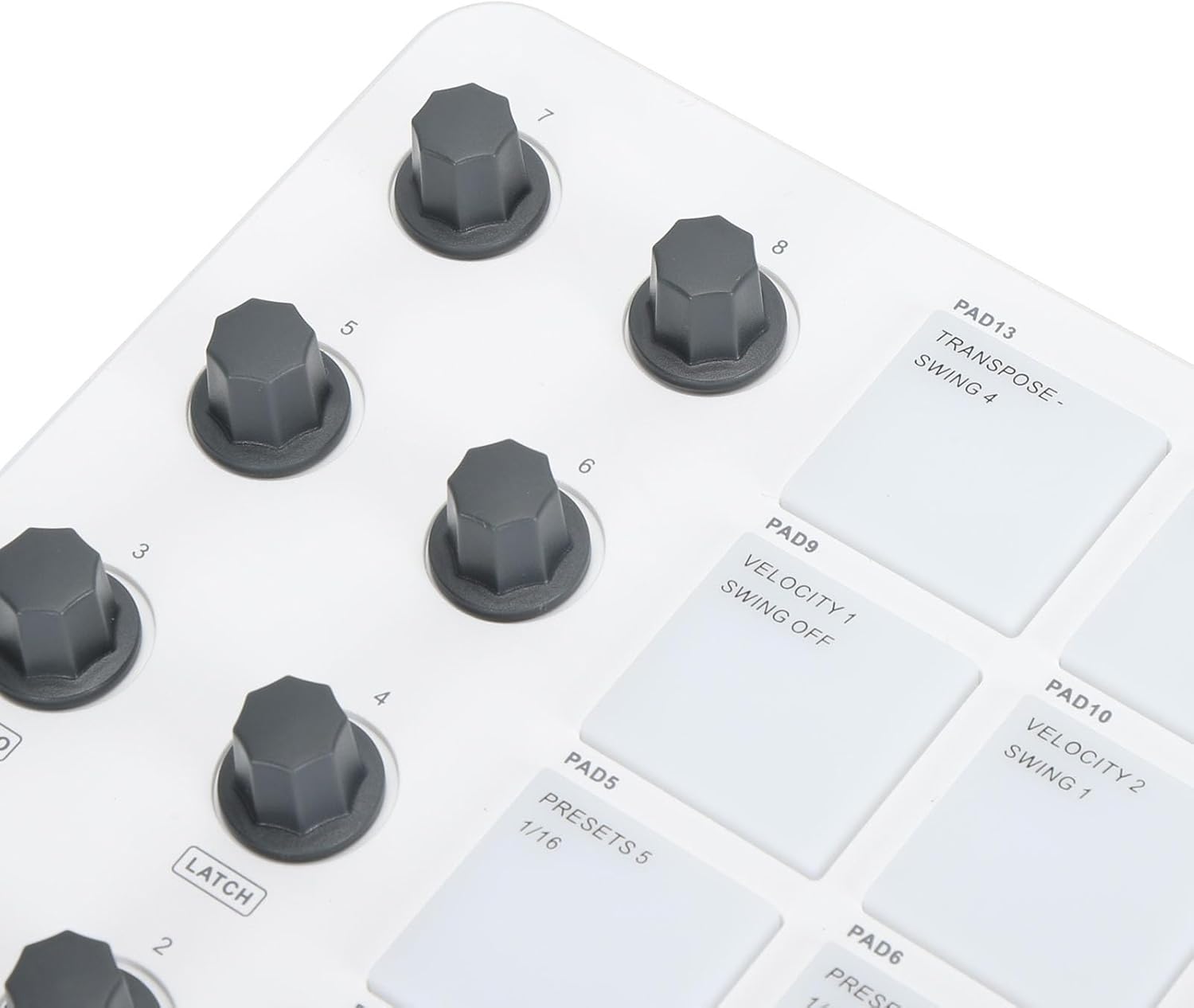 Wireless RGB Drum Pads MIDI Controller for Music Production Studio and Rhythm Creation USB Beat Maker Machine for Musicians and DJs