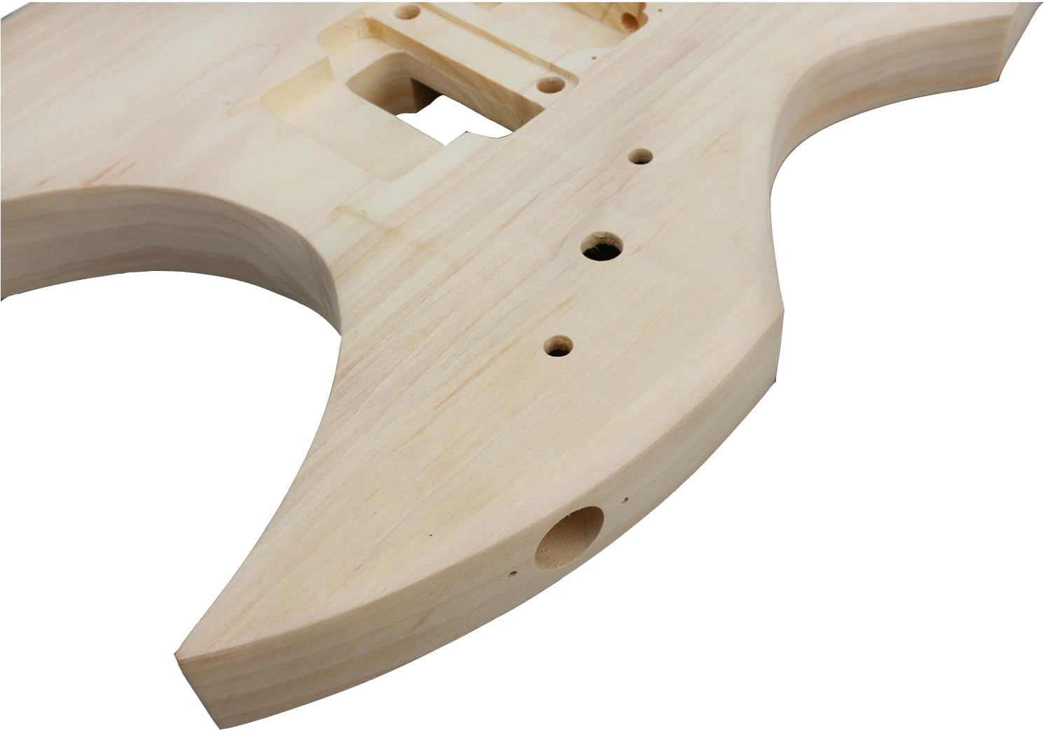 WUQIMUSC DIY electric guitar kits Basswood Guitar Body Mahogany Neck 24 fret 25.5 inch build on your own