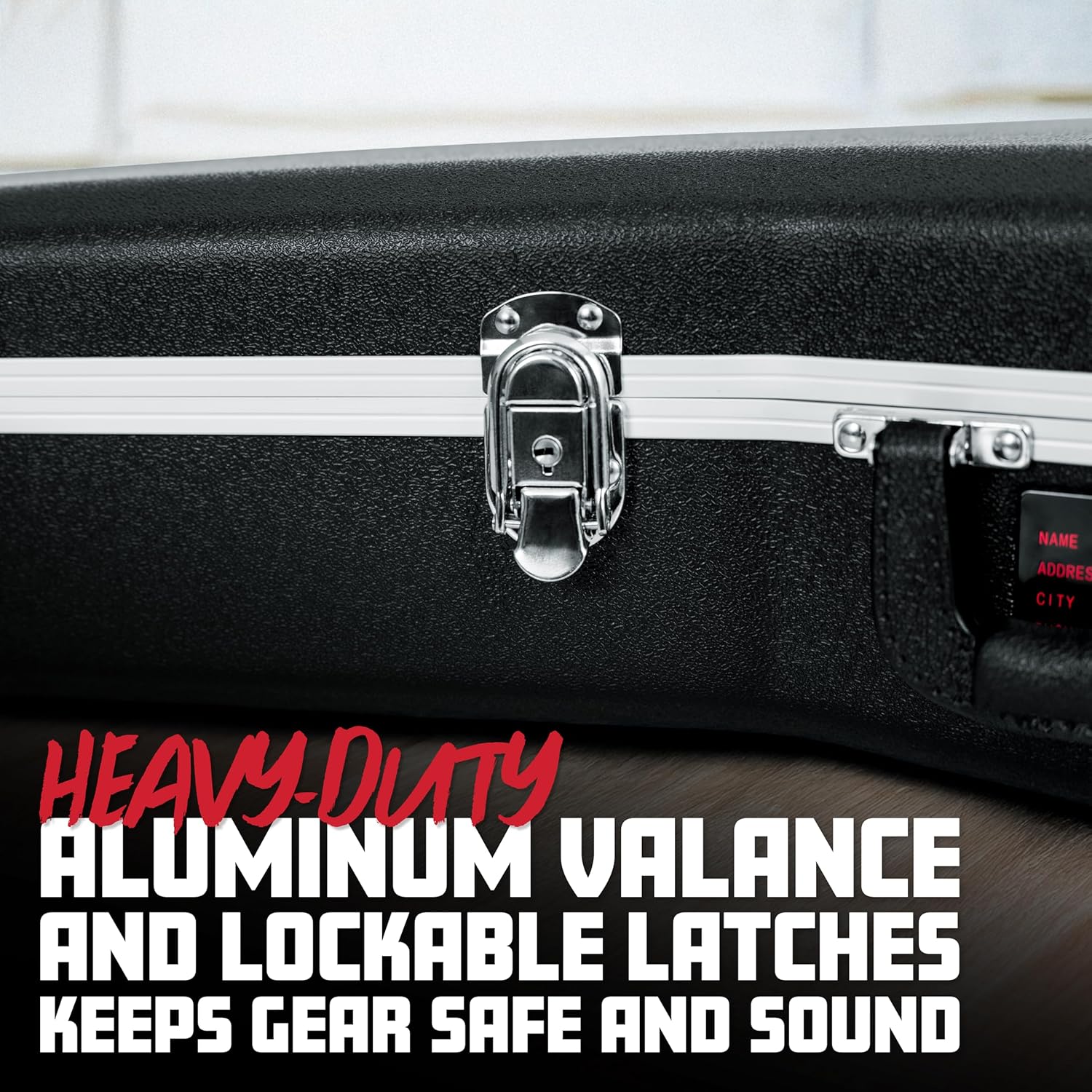 Gator Cases Deluxe ABS Molded Guitar Case for Acoustic Guitars, Fits Yamaha APX Style Acoustic Guitars (GC-APX)