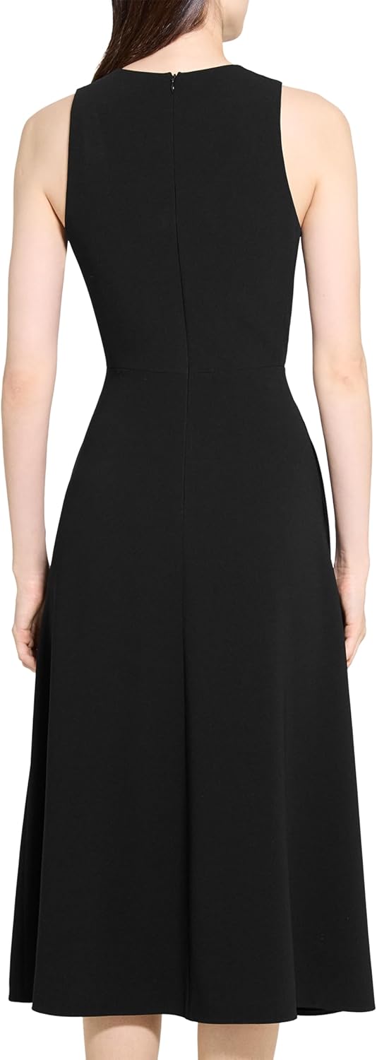 Theory Women's Sleevless a Line Midi Dress