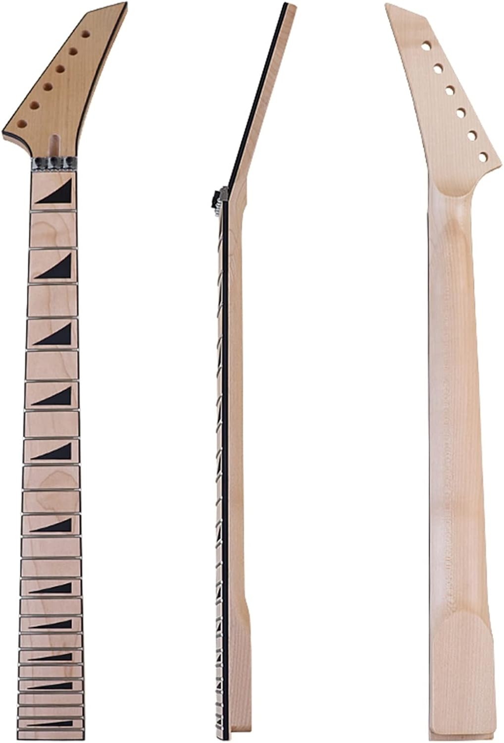 TSTS Electric Guitar Neck 6 String Matte Finish Maple Fretboard 24 Fret for ST IBZ Guitar Parts Guitar ​Neck Replacement