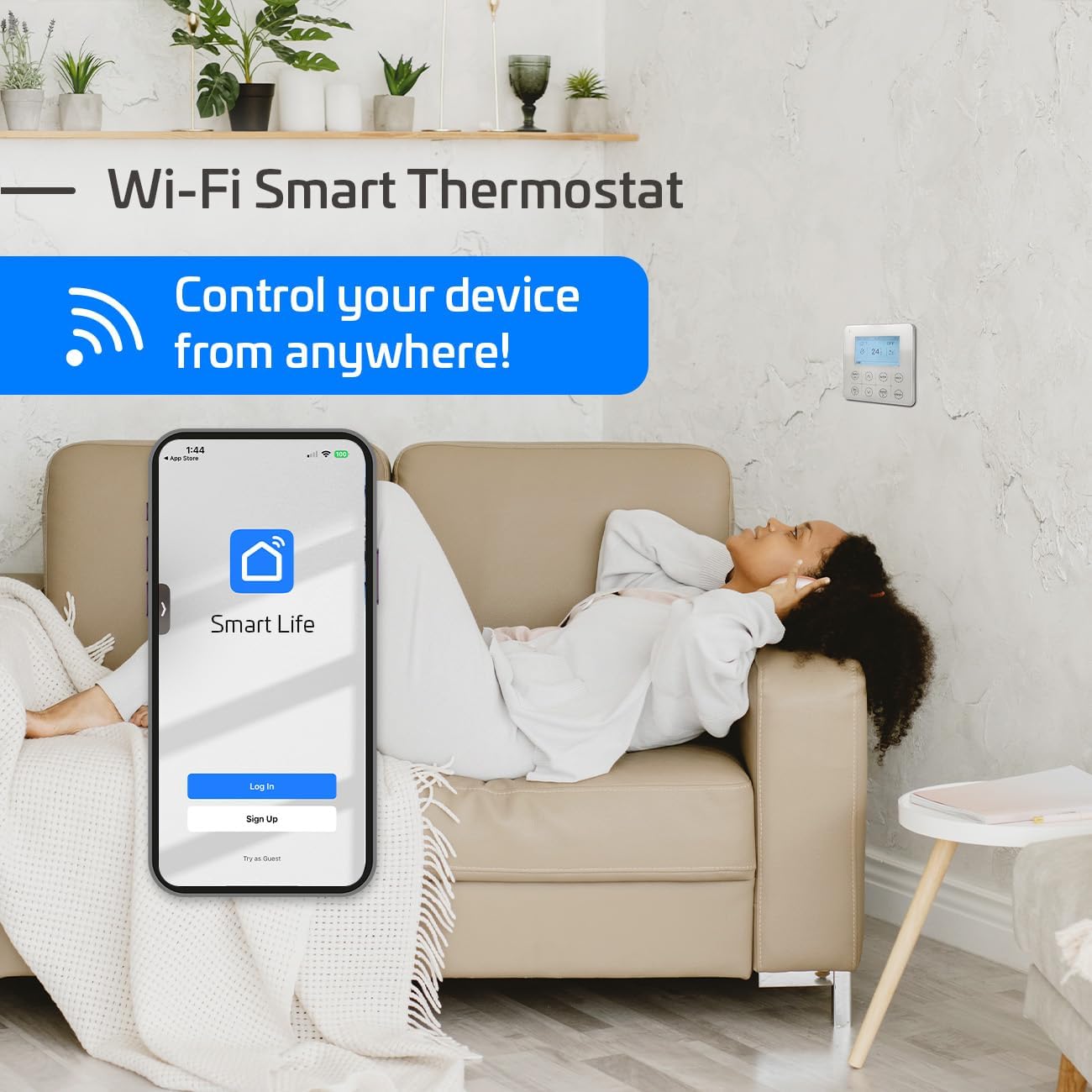 ACiQ Essentials 2 Ton 17 SEER2 Central Inverter Heat Pump Split System with 10kW Back-up Heat Kit & 50' Install Kit - R32 | 24000 BTU, High Efficiency, Upflow/Left Horizontal, Heat AC/Heating System