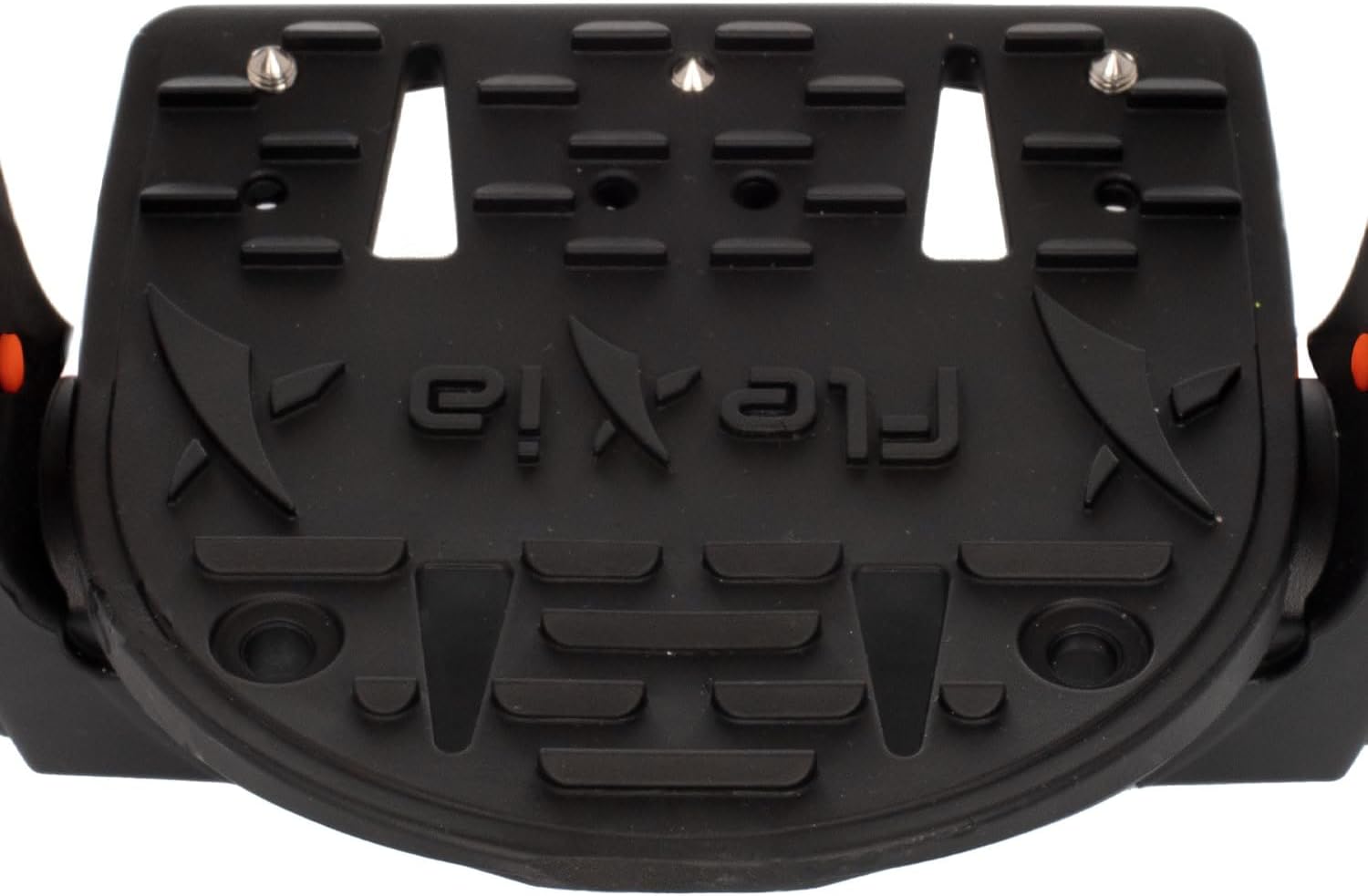 Acavallo Flexia Stirrups, One Size, Black/Orange, Set of 2