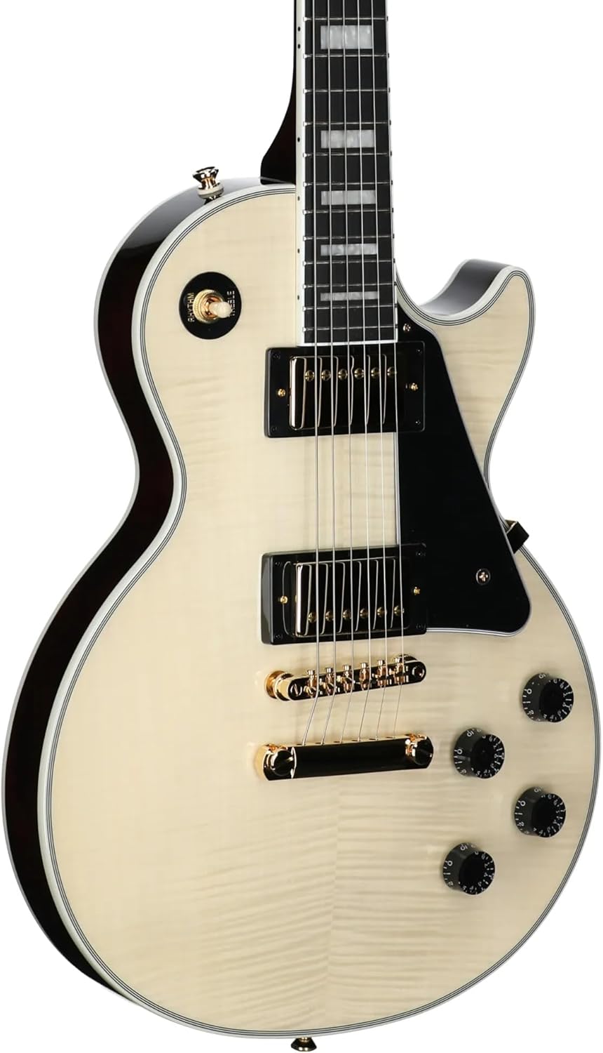 Epiphone EXCLUSIVE Les Paul Custom Figured, Natural with Bag