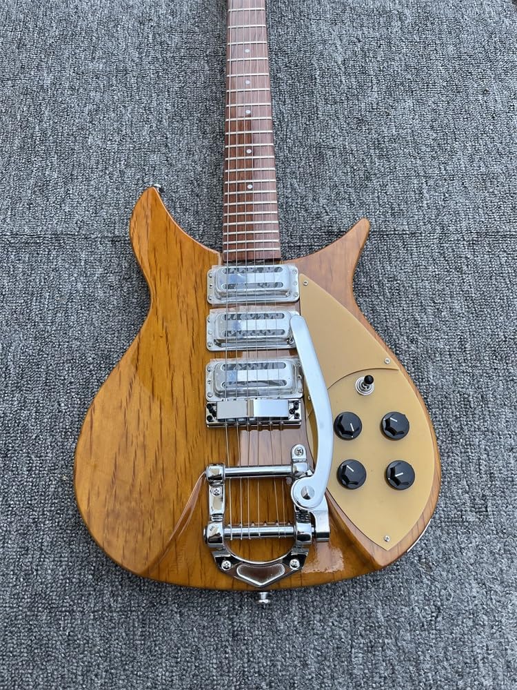 Custom 325 electric guitar 6-string electric guitar, Yellow paint 527-string pitch