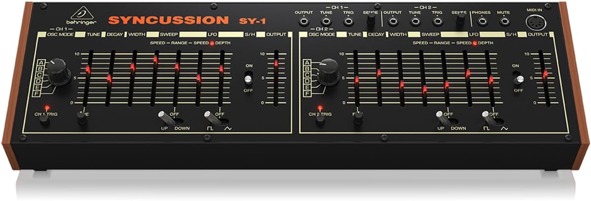 Behringer SYNCUSSION SY-1 Classic Dual Analog Percussion Synthesizer