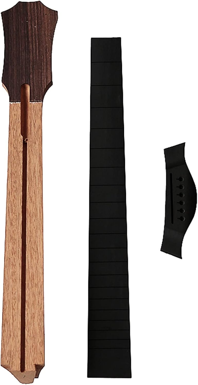 Rosewood Folk Guitar Full Single Finished Barrel Combination Rosewood Back Side Spruce Veneer DIY Guitar Material DIY Guitar Kit