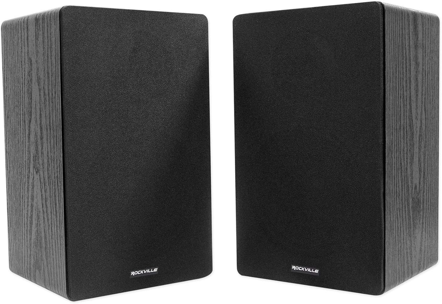 Rockville Pair RockShelf 68B V2 400W Black 6.5