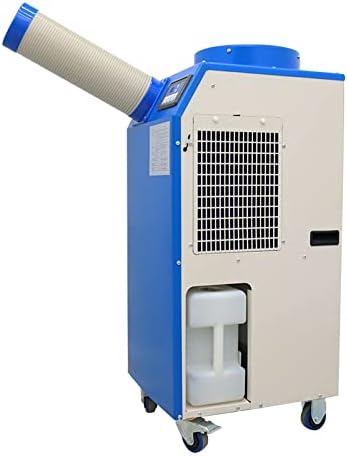 INTSUPERMAI Mobile Industrial Air Conditioners Spot Cooler Air Conditioner Workshop Post Cooling Mobile Air Conditioners Single Outlet 110V