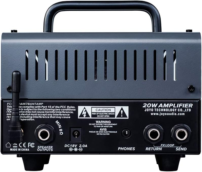 JOYO BanTamp Series ZOMBIE Amplifier Mini Tube Head 20 Watt,Black