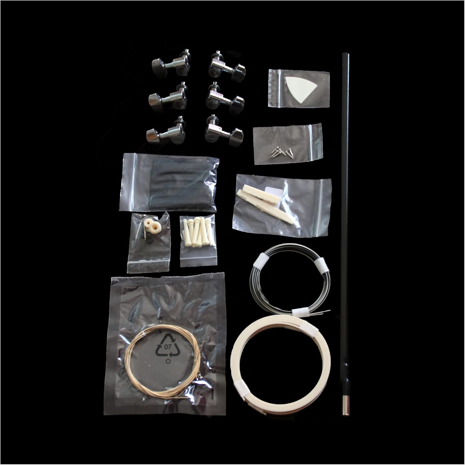 Learn to Make Guitar DIY Folk Face Single Guitar Accessories Package Full Set of Production Materials Unfinished Guitar Body