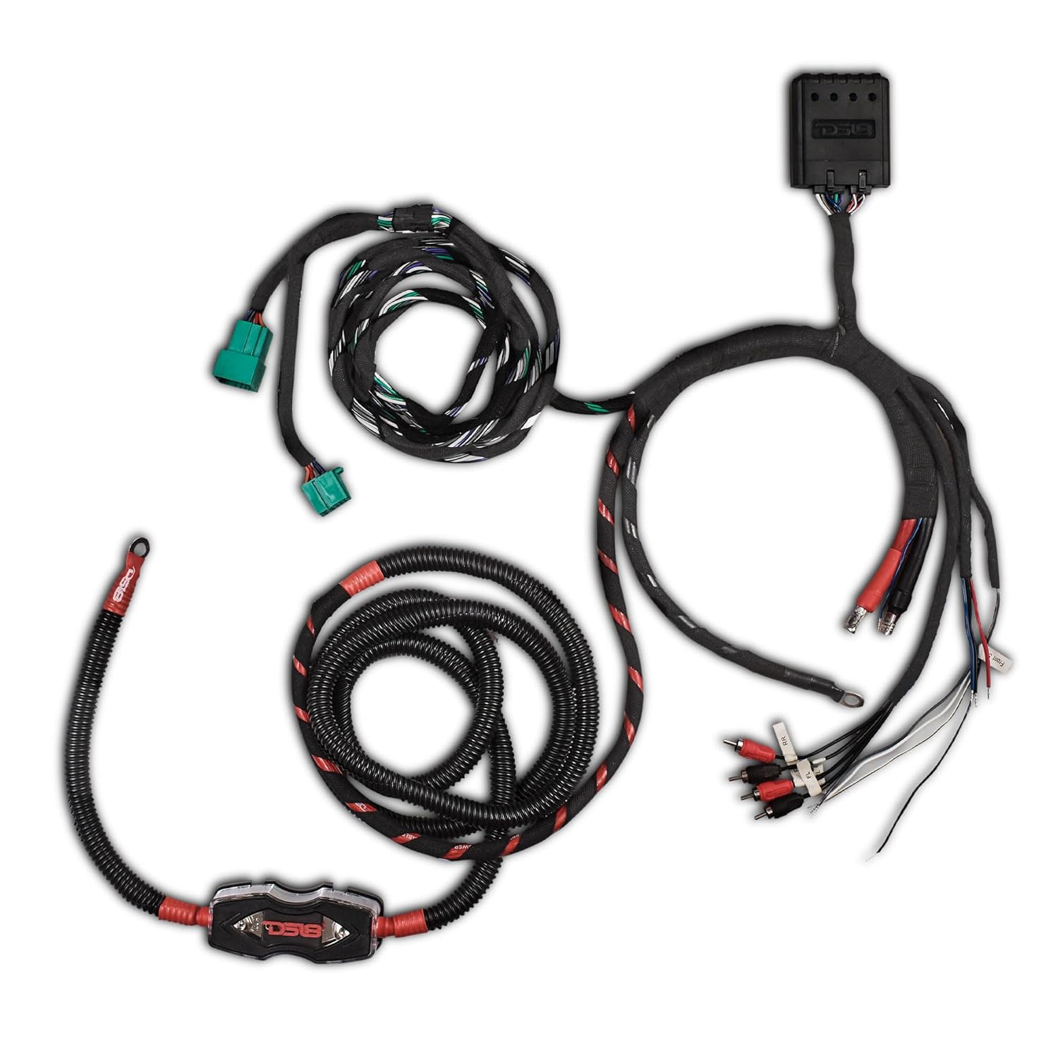 DS18 JL24-SBAHKIT Wiring Harness Compatible with Jeep JL/JLU, JT 2024+, Wiring Harness for Sound Bar & Amplifier, Plug and Play OEM Connectors, Easy Installation