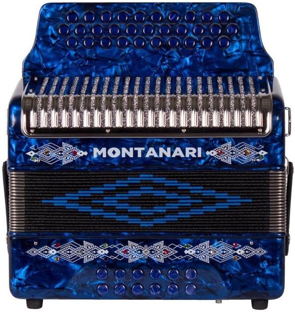 Montanari 3112 G Acordeon FA Azul Accordion FBE