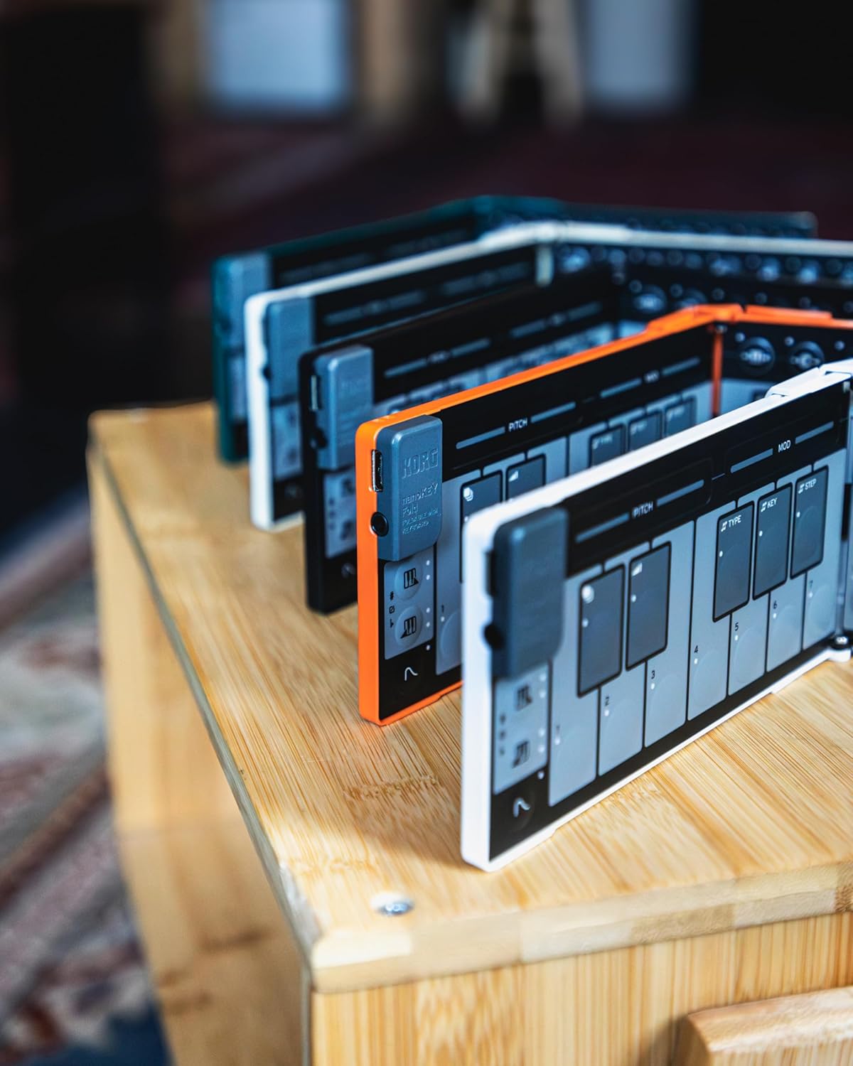 Korg nanoKEY Fold | Foldable MIDI Keyboard - Sandy Beige