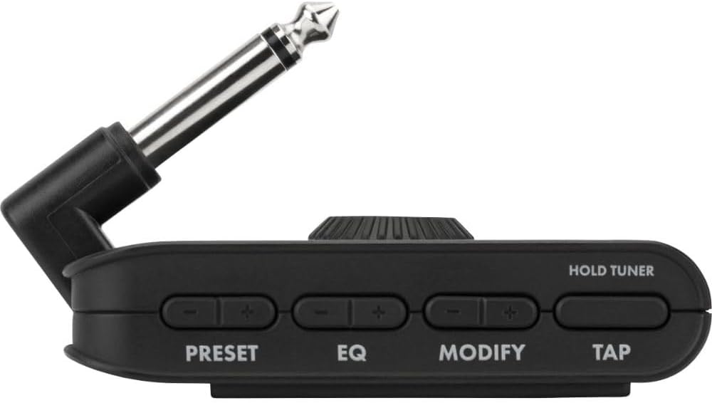 Fender Mustang Micro Plus Headphone Amplifier with Rechargeable Battery, Bluetooth Audio Streaming and 50 Amp and Effects Models Bundle with Fender Mustang Micro/Micro Plus Headphone Amplifier Case