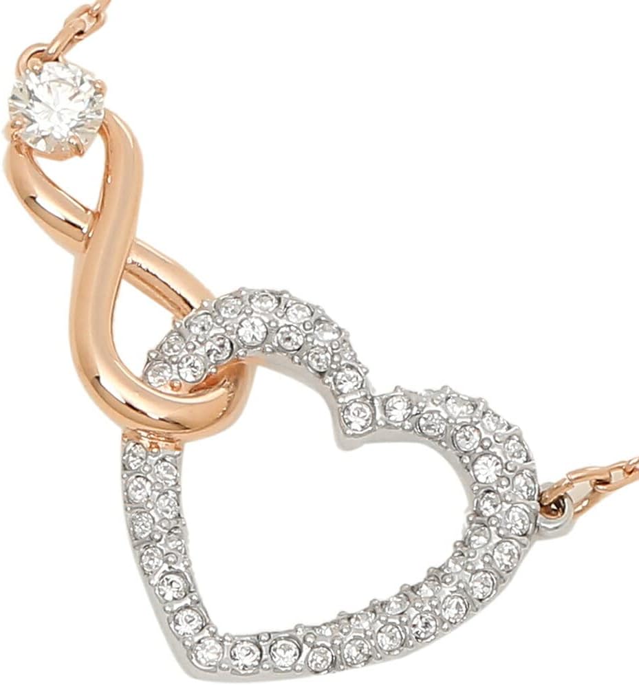 Swarovski Women's Necklace Accessories 5518865 Rose Gold Silver