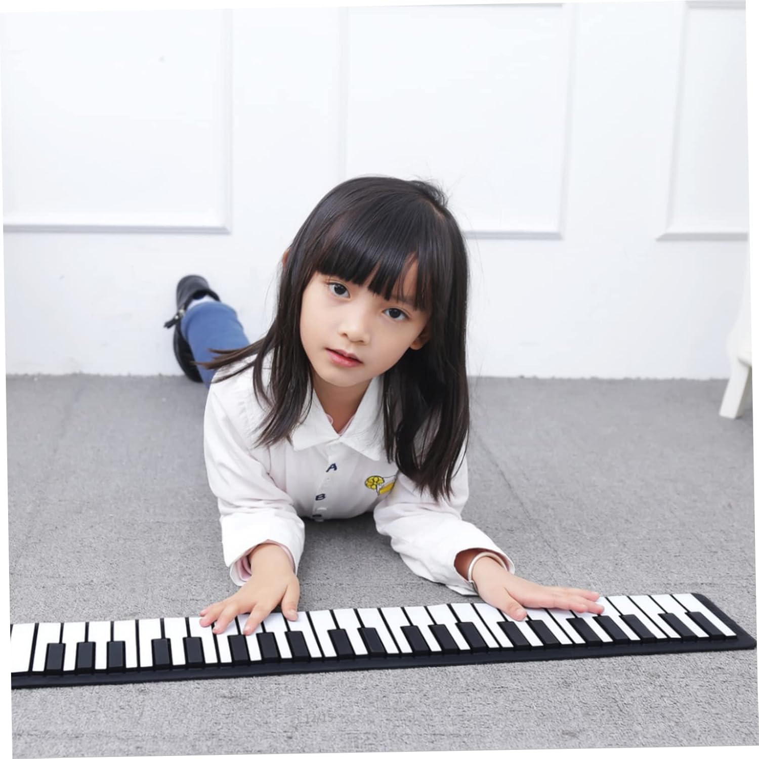 BESPORTBLE up Piano Key Electronic Keyboard Boys and Girls Piano Weighted Keys Learning Tool