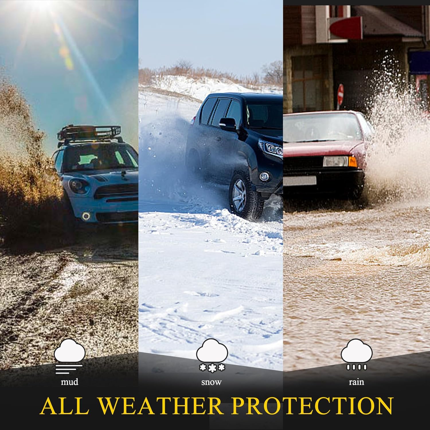 Jenofa-for Cadillac XT4 2019-2025 All Weather Floor Mats Automotive Non-Slip Waterproof Car Mat for 2024 XT4 Accessories (Floor Mats & Rear Seat Back Mats & Cargo Liner)