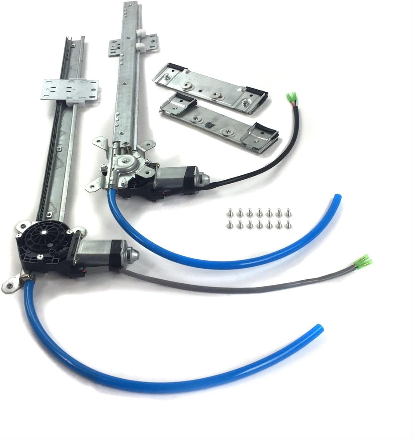 AutoLoc Power Accessories 9848 2 Door Flat Power Window Kit U-Wire Driver or Passenger