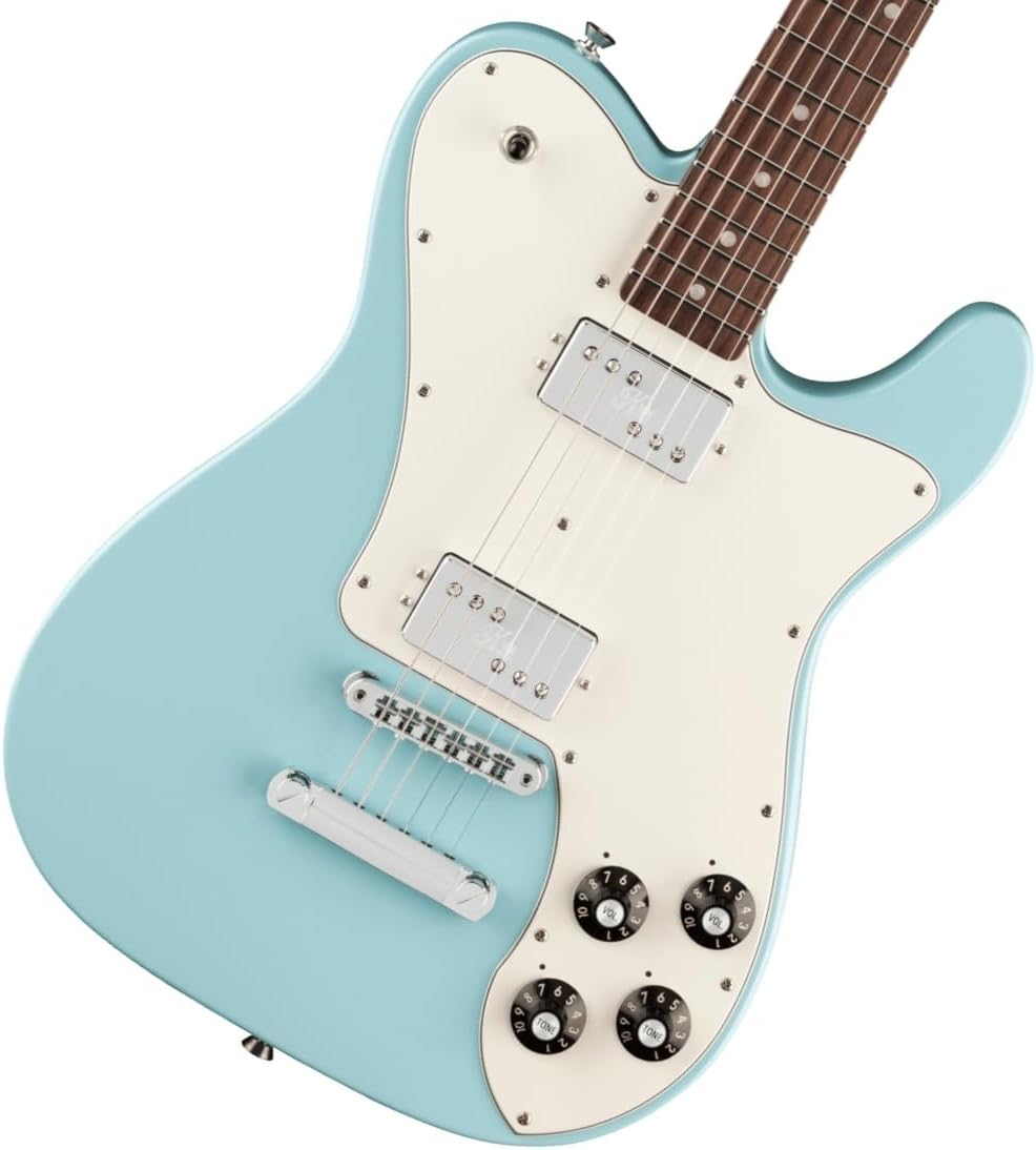 Fender Kingfish Delta Day Telecaster Deluxe Electric Guitar - Daphne Blue