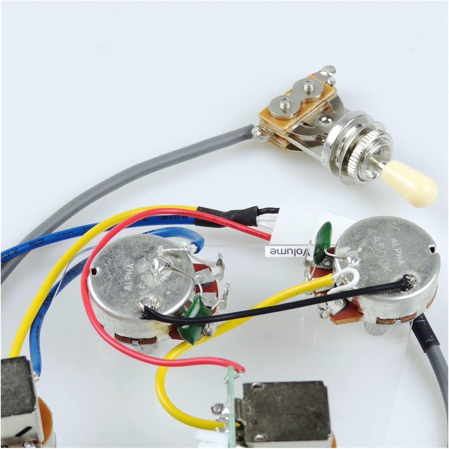 Electric Guitar Pickups 1 Set Electric Guitar Pickups PRO Humbucker Alnico 5 Guitar Pickups Guitar Wiring for Gibson Guitar Guitar Pickup Set (Color : Zebra YE Frame)