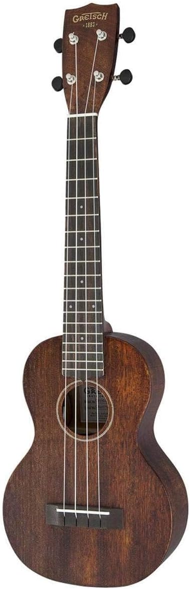 Gretsch G9110-L Concert Long-Neck Acoustic Electric Ukulele - Vintage Mahogany Stain