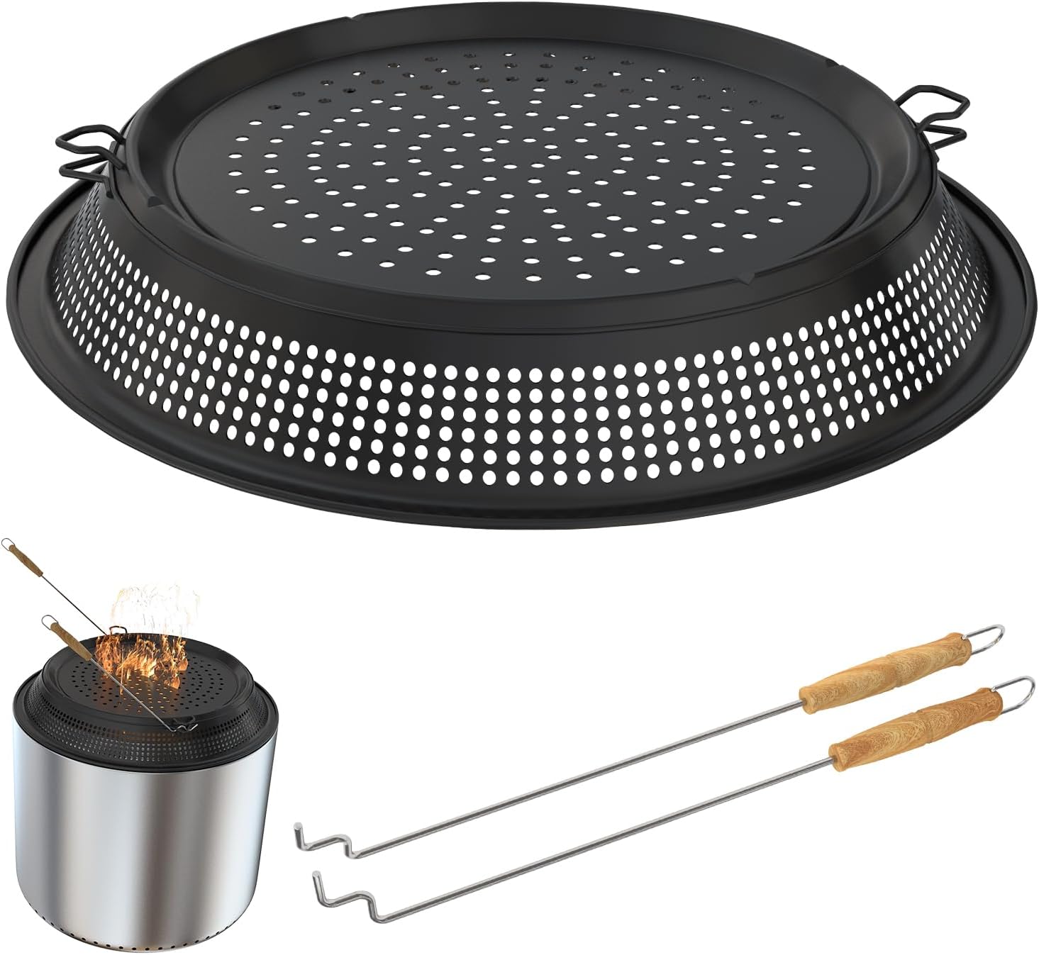 Fire Pit Spark Protector Screen for Solo Stove Yukon 27