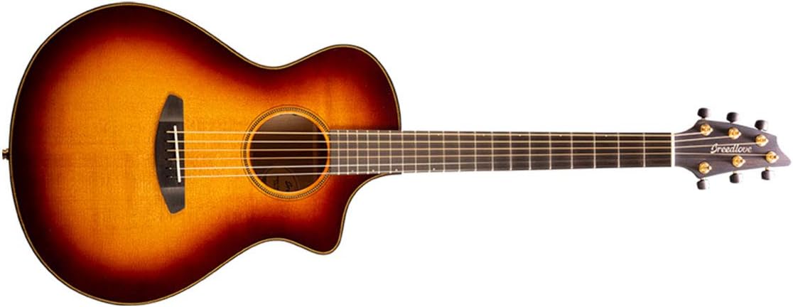 Breedlove Oregon Concert CE Acoustic-Electric Guitar - Whiskey Burst Sitka Spruce/Myrtlewood