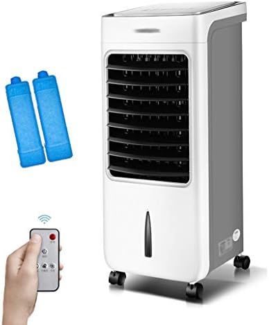 Portable Air Conditioner Fan Air Cooler, Evaporative Misting Humidifier With Remote Control Portable Air Conditioner Fan And Bladeless Noiseless Fan, For Office, Dorm, Room(Free Ice Tray)