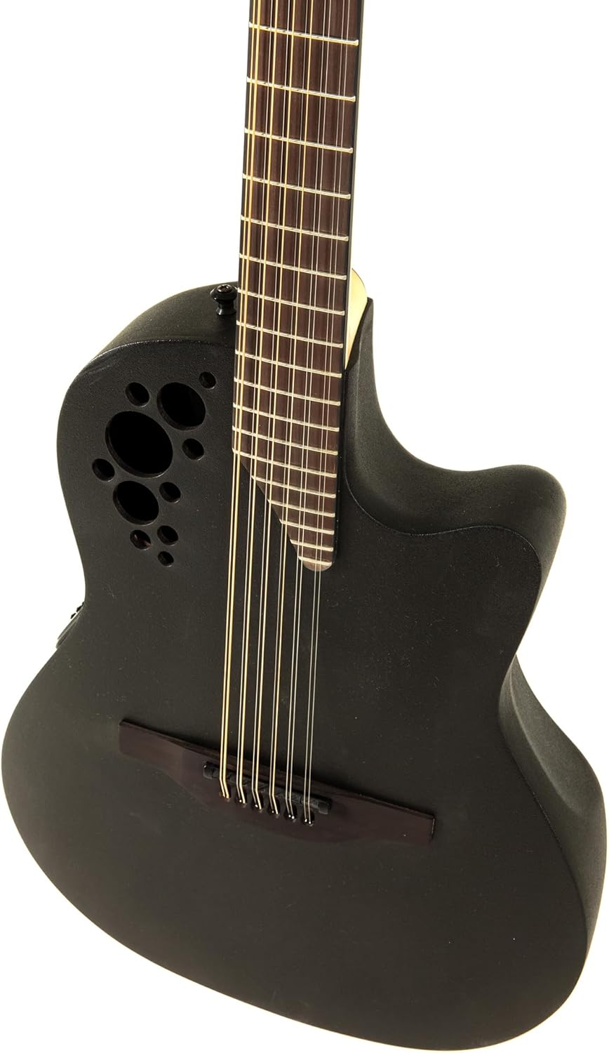 Ovation 2058TX-5 Elite TX 12-String Acoustic - Black