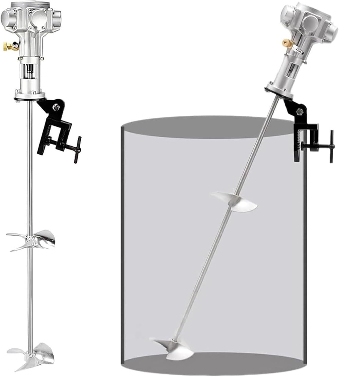 Pneumatic Paint Mixer, Electric Tank Mixer Machine, Air Agitator Paint Mix Tool, Paint Stirring Machine for Ink dye Mixing Machine