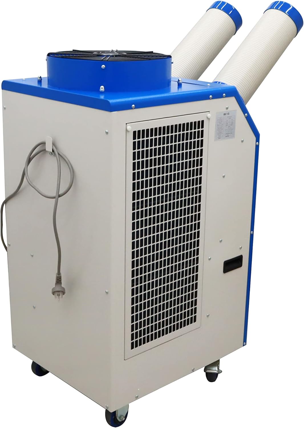 INTBUYING Mobile Industrial Air Conditioners Spot Cooler Air Conditioner Workshop Post Cooling Mobile Air Conditioners Double Outlets 220V
