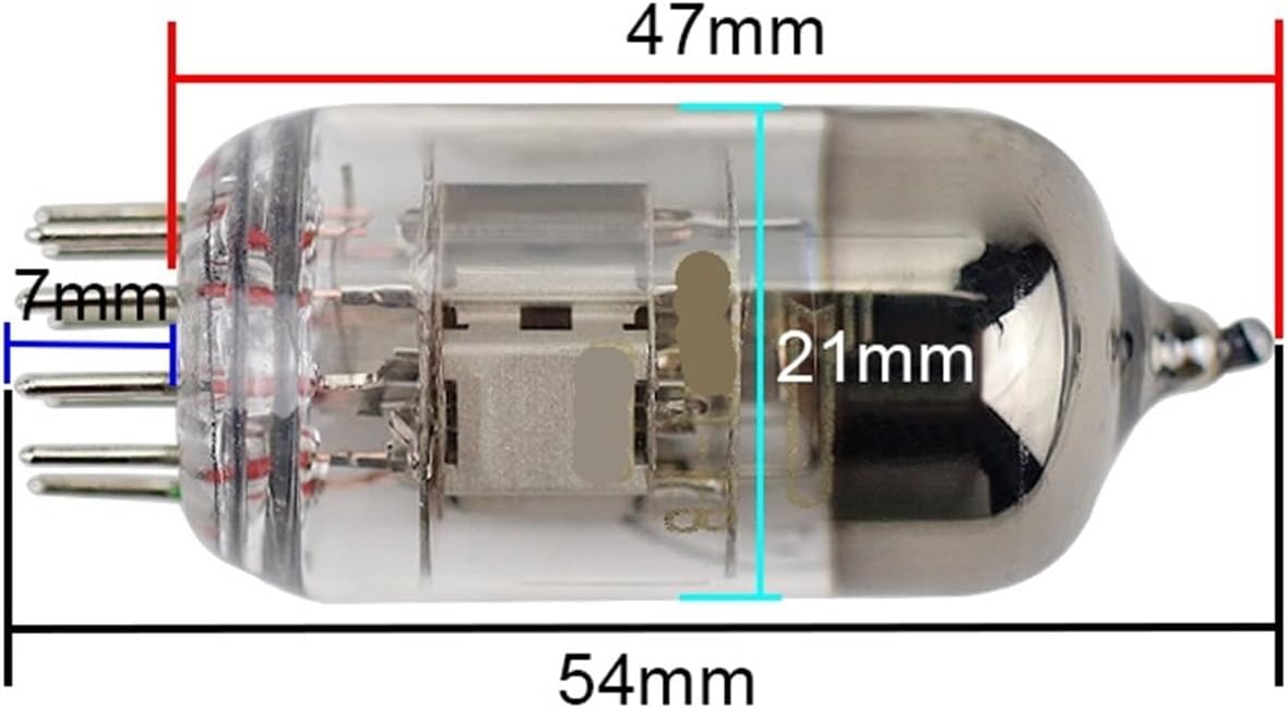 2pcs 6H2N-EB Vacuum Tube Amplifier Tube Replacement 6N2 6H2N 6H2 for Audio Amplifier Upgrade Sound Quality