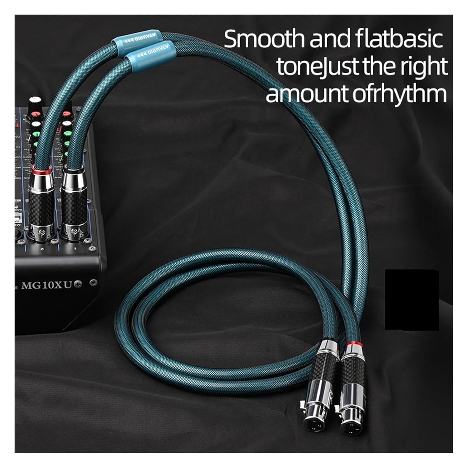 HiFi Audio Cable Hi-end 8N OCC Silver-Plated 2XLR Male to Female Balanced Adapter Wire for Microphone Amplifier(One Pair,0.75m)