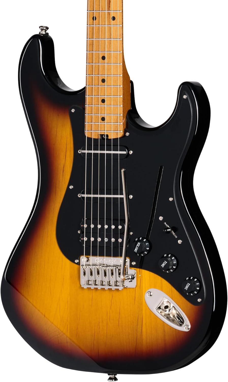 Kramer Pacer Deluxe GT, Tri Burst with Gig Bag