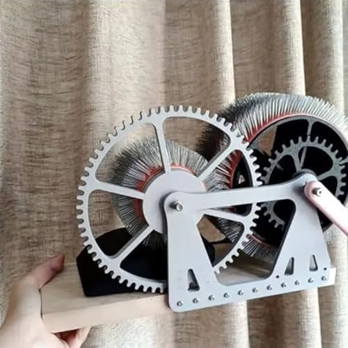 Wool Combing Machine, Manual Fleece Drum Carder, Fast Color Mixing for DIY Wool Felt, Crafting Felt Animals, Combing and Spinning Tool