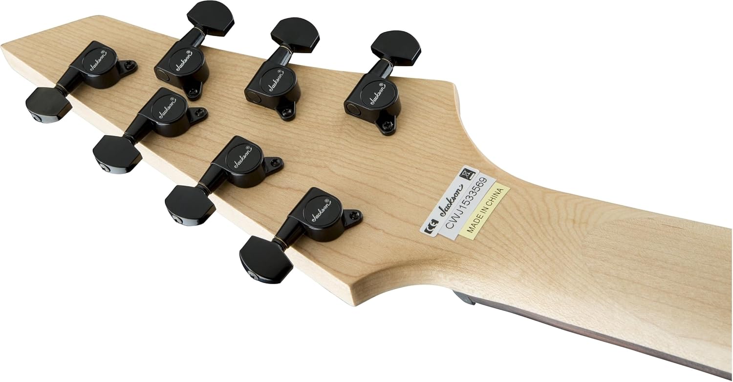 Jackson JS22-7 Dinky 7-string Electric Guitar - Satin Black