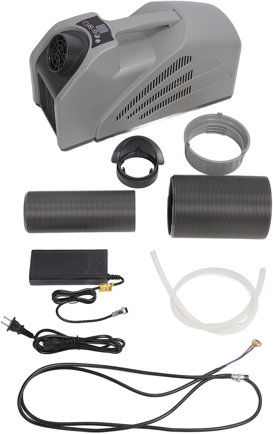 Personal Cooling Fan Air Conditioner Fast Cooling Outdoor Air Conditioner 2350 BTU Portable Air Conditioner Low Power Consumption DC24V for Camping Tent RV Car Truck 210W (US