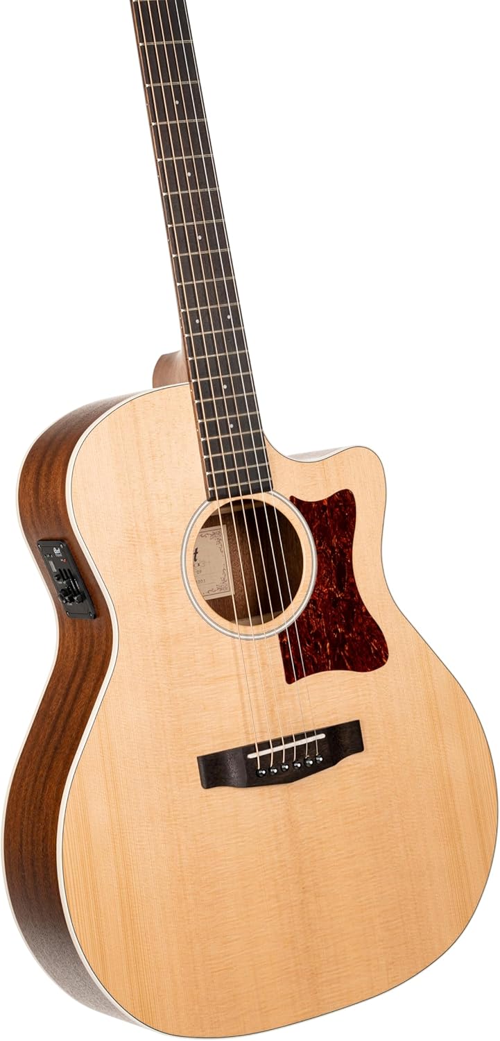 Cort GA1E Grand Regal Series Grand Auditorium A/E Guitar Natural