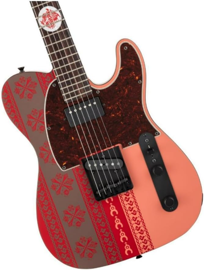 Fender Monster Hunter Telecaster Electric Guitar - Rathalos Red