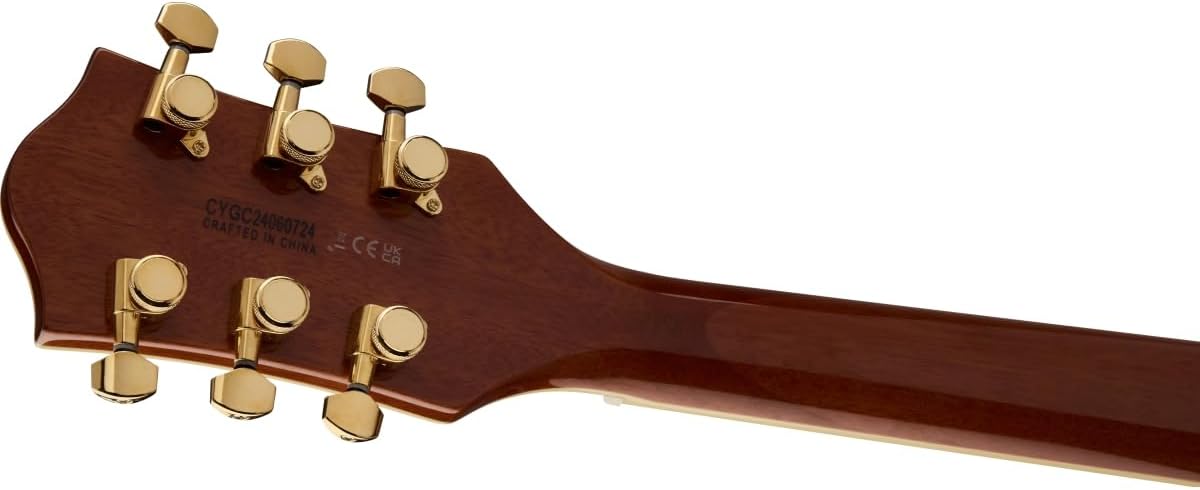 Gretsch LTD Broadkaster Semi-hollowbody Electric Guitar - Roundup Orange Stain