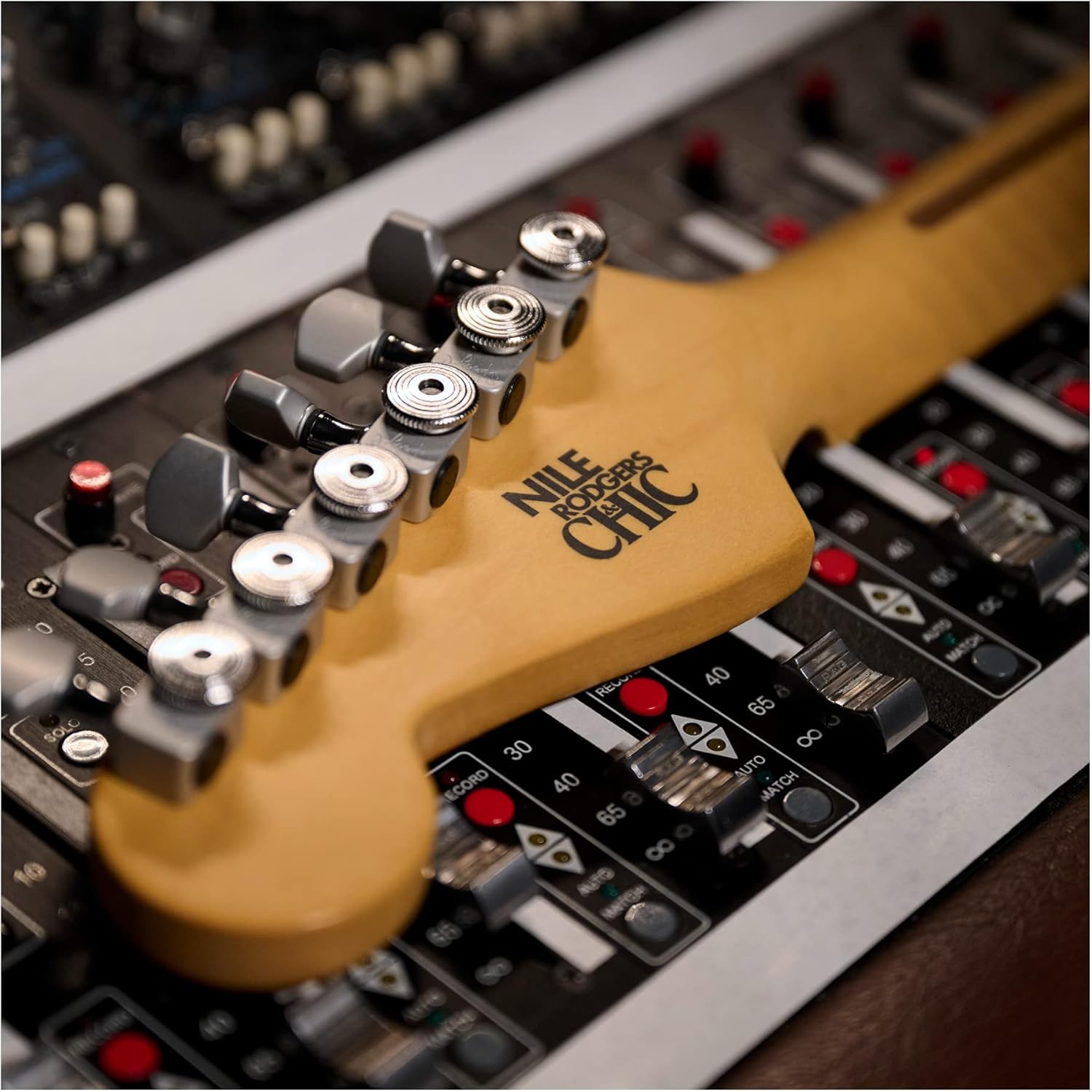 Fender Nile Rodgers Hitmaker Stratocaster Electric Guitar, Olympic White, Maple Fingerboard