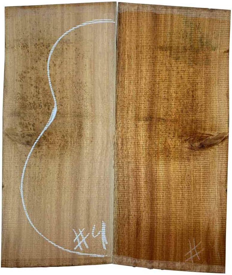 Dreadnought Guitar Back and Sides Set, Best Luthier Tonewood Collection for Guitar Back and Side Set Wood (Acacia)