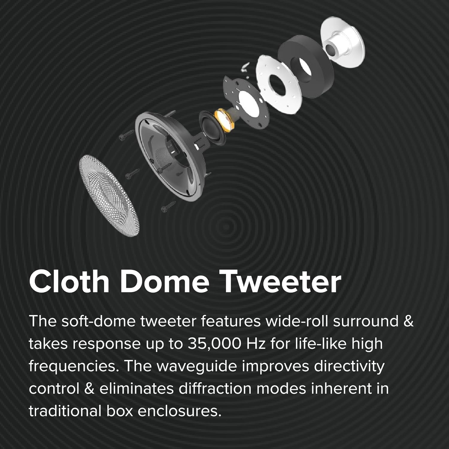 ELAC Debut 2.0 F5.2 Floorstanding Speaker, Black (Each) - 1” Cloth Dome Tweeter & Triple 5.25” Aramid Fiber Woofers - 3-Way Bass Reflex - Up to 35,000 Hz Response