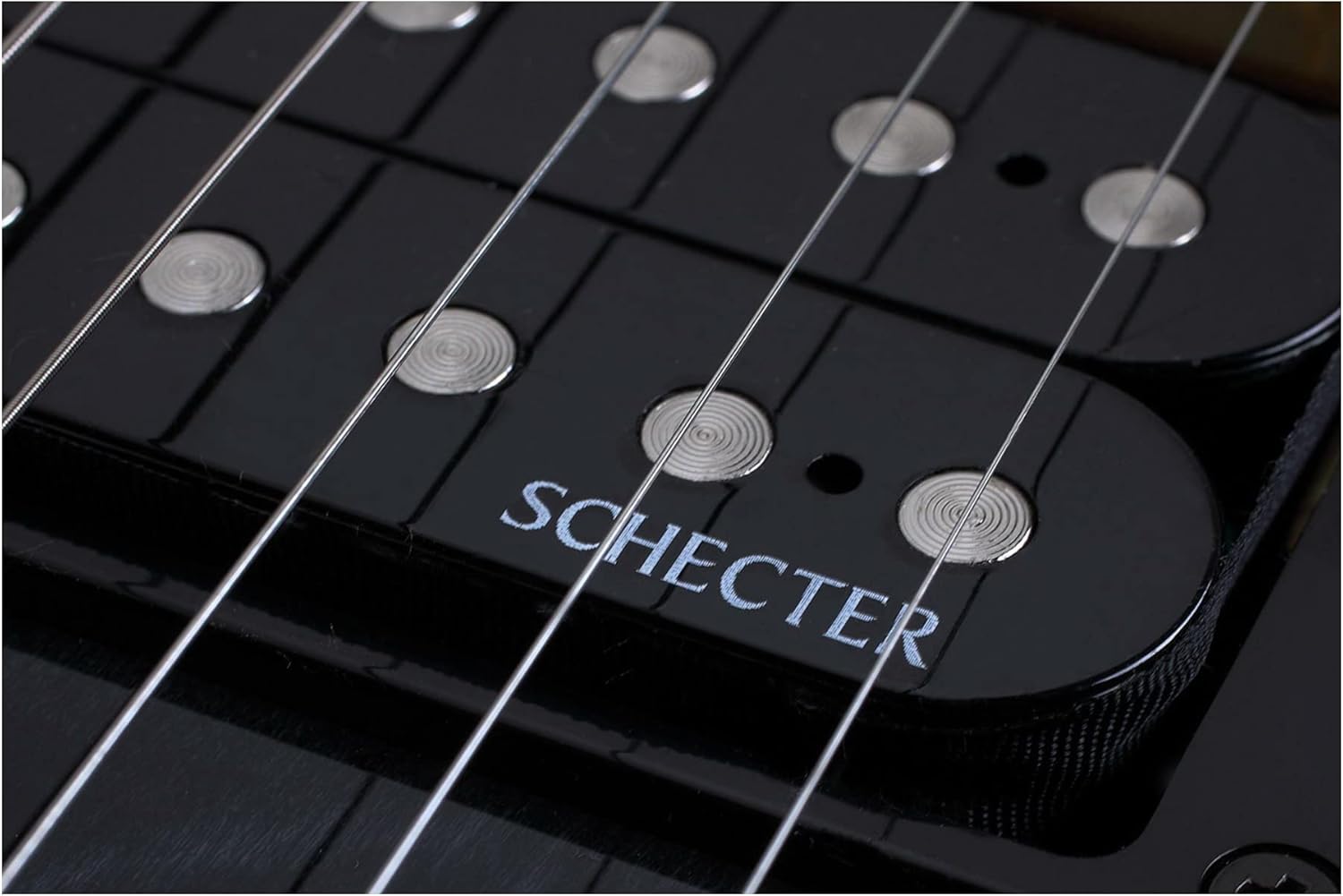 Schecter Guitar Research Omen Extreme-6 FR Electric Guitar - See-Thru Black