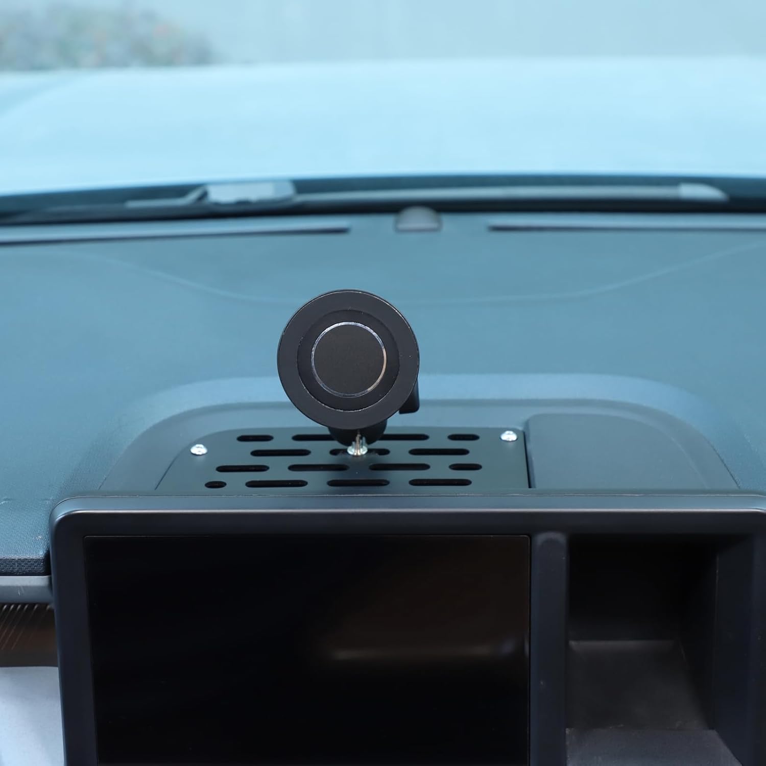 Aunginsy Center Console Dash Mount Magnetic Phone Holder Compatible with Ford Maverick 2022-2024, Dashboard Instrument Table Organizer Storage Tray Groove Panel Cell Mobile Phone Bracket Accessories